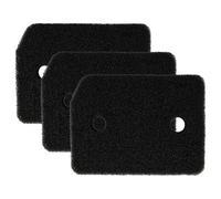 vhbw 3x filtro de zócalo compatible con Miele TKK650WP, TKK600-50, TKL850WP, TKL800-50, TKL650WP, TKG852WP, TKL450WP, TKLELITE secadoras ropa