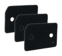 vhbw 3x filtro de zócalo compatible con Miele TWF505WP, TWE727WP, TWE720WP, TWF500WP, TWE620WP, TWE600-20, TWF160WP, TWF600-20 secadoras ropa