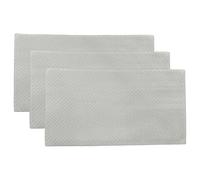 vhbw 3x Filtro metálico de grasa compatible con AEG 511D-C 94211760001, 330D-g 94211730400 campana extractora - 36,6 x 20,1 x 6 cm metal