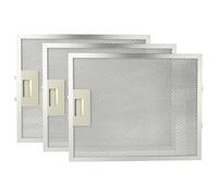 vhbw 3x Filtro metálico de grasa reemplaza Gorenje 127036 para campana extractora - 32 x 25,9 x 0,85 cm metal