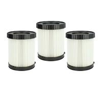vhbw 3x Filtro plisado compatible con Bosch GAS 18V-10 L aspiradora