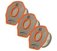 vhbw 3x Filtro plisado compatible con Kärcher HV 1/1 Bp Fs Pack aspiradora - Filtro, cartucho, plástico/papel