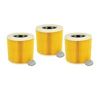 vhbw 3x Filtro plisado compatible con Kärcher NT 27/1 ME Professional