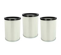 vhbw 3x Filtro plisado compatible con Kärcher NT 50/2 Me Classic *BR 127V, NT 50/2 Me Classic *BR 220V aspiradora - blanco