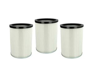 vhbw 3x Filtro plisado compatible con Kärcher NT 50/2 Me Classic *BR 127V, NT 50/2 Me Classic *BR 220V aspiradora - blanco