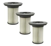 vhbw 3x Filtro plisado compatible con Siemens BBS1214K/01, BBS1114CN/03, BBS1114CN/02, BBS1123BJP/03, BBS1123BJP/02 aspiradora - gris