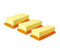 vhbw 3x Filtro plisado plano compatible con Kärcher AD3 Premium Fireplace