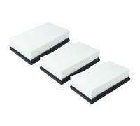 vhbw 3x Filtro plisado plano L - M compatible con Kärcher NT 611 Eco | para NT 561 Eco TE, NT 611 Eco M aspiradora, seco y húmedo - Elemento filtrante