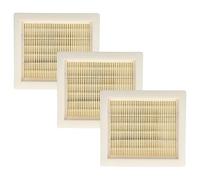 vhbw 3x Filtro plisado plano reemplaza Worx WA6078 para aspiradora - Elemento filtrante