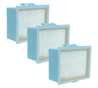 vhbw 3x Filtro reemplaza Bosch/Siemens 579546, 00577148, BBZ159HF, 17001131, F1C3X para aspiradora - filtro Hepa azul/blanco