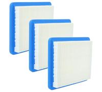 vhbw 3x filtro reemplaza John Deere AM116236, LG491588, PT15853 iO para cortacésped - 13,2 x 11,5 x 2,1 cm