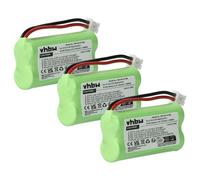 vhbw 3X NiMH batería 700mAh (2.4V) para teléfono Fijo inalámbrico Siemens Gigaset AL14H, AS14, AS140 y V30145-K1310-X359, V30145-K1310-X383.