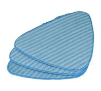 vhbw 3X Paño Limpieza Compatible con Dirt Devil AquaClean DD301-0, DD302-0, M318, M318-0, M325 Limpiador a Vapor - Microfibra, Azul/Blanco