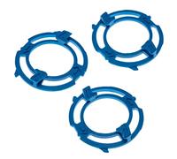 vhbw 3x Soportes de cabezal compatible con Philips S5000, S5013, S5050, S5070, S5075, S5077, S5079, S5080, S5082 afeitadora, azul
