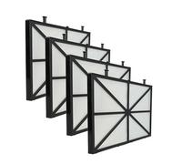 vhbw 4X Almohadilla de Filtro Compatible con Dolphin Active X5 | X3, X 4 aspiradora, robot de piscina - Filtro fino, 26,5 x 15,8 x 1,1 cm
