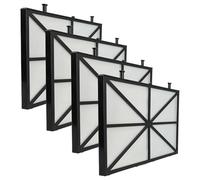 vhbw 4X Almohadilla de Filtro Compatible con Dolphin Pulit E55 | E90, E80, E70 aspiradora, robot de piscina - Filtro fino, 26,5 x 15,8 x 1,1 cm