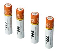 vhbw 4X batería AAA Micro Compatible con Siemens Gigaset S850A Go, S850, S850A, S850HX teléfono Fijo o inalámbrico (800 mAh, 1,2 V, NiMH)