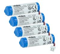 vhbw 4X Batería Compatible con Carrera 370180116X, 370181030, 370160023 Coches de Carreras (700mAh, 3,2V, LiFePO4, 50 x 16 x 14mm, JST ZH)