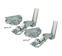 vhbw 4x bisagra de puerta compatible con Balay 3KI7148F/01/02/03/04/05, 3KI7048F/02, 3KE2 80IA/01/02 nevera - Kit de reparación