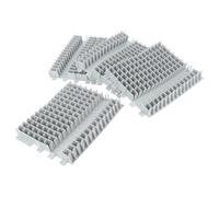 vhbw 4x cepillo compatible con Dolphin 99991053 | EUI, 99991079-PSI, 99991079-F6I robot, aspirador de piscina - De PVC, 17,5 x 13 x 2 cm