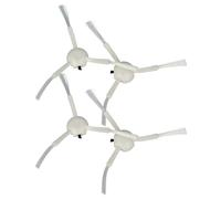 vhbw 4X Cepillo Lateral Compatible con Xiaomi Mi Robot 2 Mijia 2C, 2 Pro+ Mijia 1T, 2 Ultra, Mijia 1C Robot Aspirador - Set cepillos, Blanco