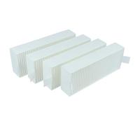 vhbw 4x Filtro compatible con Bosch PXX875D67E/02, PXX875D67E/01, PXX875D67E/20, PXX875D67E/03 extractor de cocina papel de filtro