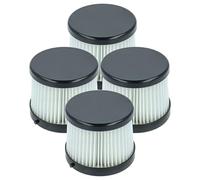 vhbw 4x Filtro compatible con Dewalt DCV5011H, DCV501HB aspiradora - filtro Hepa negro blanco