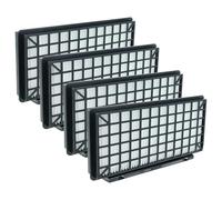 vhbw 4x Filtro compatible con Siemens VSZ5GP126601, VSZ5GPX101, VSZ5GPX201, VSZ5XTRM01, VSZ5XTRM301 aspiradora - filtro Hepa negro blanco