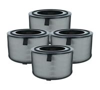 vhbw 4x filtro de aire compatible con Philips 3200 Series AC3221 purificador - Filtro combi prefiltro + HEPA + carbón activo