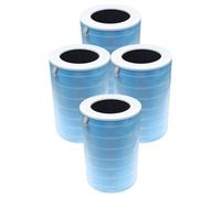 vhbw 4x filtro de aire compatible con Xiaomi Mi Air Purifier Pro H | purificador - Filtro combi EPA (E12) + carbón activo