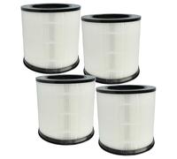 vhbw 4x filtro de aire compatible con Xiaomi Smart Air Purifier 4 Compact purificador - Filtro combi prefiltro + HEPA + carbón activo