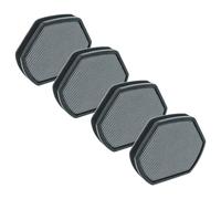 vhbw 4x Filtro de aspiradora compatible con Bosch BGS 2UPWER1/11, 2UCHAMP/11, 2UCO1GB/11, 2UECO/11 - Filtro de espuma negro blanco