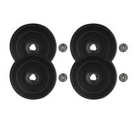 vhbw 4x filtro de carbón activado compatible con Bosch DHU662BTR/01, DHU662BTR/02, DHU662BQ/01, DHZ2701/01, DHU662B/01 campanas cocina - 2,3 cm