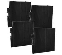 vhbw 4x filtro de carbón activado compatible con Bosch DWB66FM50/01, DWB67FM50/01, DWB66IM50, DWB66IM50/01, DWB67IM50, DWB94BC50 campanas cocina