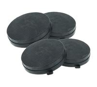 vhbw 4x filtro de carbón activado compatible con Falmec GRUPPO INCASSO PLUS, PLUS NO-DROP, MURANO, NO-DROP, EVO, (800 M3/H) campanas cocina - 16,8 cm