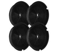 vhbw 4x filtro de carbón activado compatible con Whirlpool campanas cocina - 19 cm