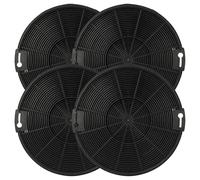 vhbw 4x filtro de carbón activado reemplaza Franke 112.0067.942 para campanas cocina - 15 cm