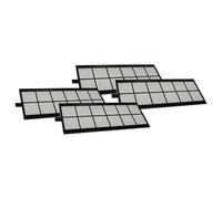 vhbw 4x Filtro G4 compatible con Zehnder ComfoFond-L 350/550 eco intercambiador calor - Set de filtro, 50 x 16 x 1 cm negro blanco
