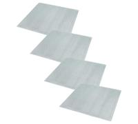 vhbw 4x Filtro metálico de grasa compatible con Bosch DHE645M03, DHE635M01, DHE645M02, DHE645M01, DHE635MCH01, DHE635M02 campana extractora metal