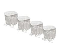 vhbw 4x Filtro micro higiénico compatible con Nilfisk Attix S3B L100 aspiradora - Filtro de aire blanco