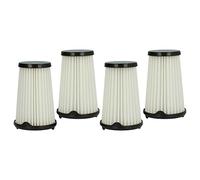vhbw 4x Filtro plisado compatible con AEG CX7-2-35TM, CX7-2-35WR, CX7-2-45B360, CX7-2-45AN aspiradora - negro blanco lavable