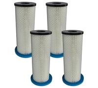 vhbw 4x Filtro reemplaza Pullman ASR972901HD009, 200700070, 20070070A para aspiradora - filtro Hepa azul blanco