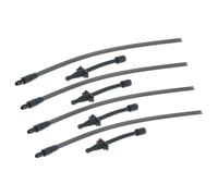 vhbw 4x Manguera para leche (set) compatible con Siemens TZ90008(00), TZ50001(00) cafetera - 4x manguera para leche, 4x adaptador para leche