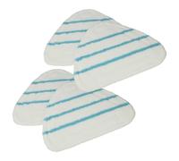 vhbw 4x Paño limpieza compatible con Vileda limpiador a vapor - blanco/azul, específico dispositivo