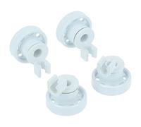 vhbw 4x Rueda para cesta inferior reemplaza Teka 00918037 | para lavavajillas - Diámetro 14 mm