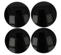 vhbw 4X tapacubos Universal para Diversos Coches, Autos - Tapa Ruedas, 64 mm, Negro, plástico