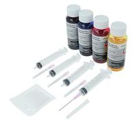 vhbw 4X Tinta de sublimación Compatible con Ricoh Aficio SG 3110DN Impresora de sublimación - Set de Recarga, Cian, Magenta, Negro, Yellow, 100ml