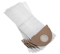 vhbw 5 Bolsa aspiradoras vellón micro compatible con Kärcher A 2104, A 2105, A 2111, A 2131 pt, A 2234 pt, A 4000 Plus aspiradora 49.4cm x 17.2cm