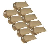 vhbw 50x bolsa compatible con Kärcher K 2601 Plus, K 2601, K 2501 TE, K 2501, A 2120 ME aspiradora - 44 cm x 20 cm marrón