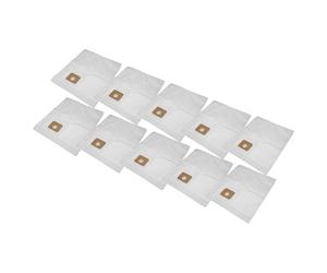 vhbw 50x bolsa compatible con Nilfisk Multi II 22, Multi II 22 Inox, Multi II 30 T aspiradora - vellón micro, 54,15cm x 49.5cm, blanco